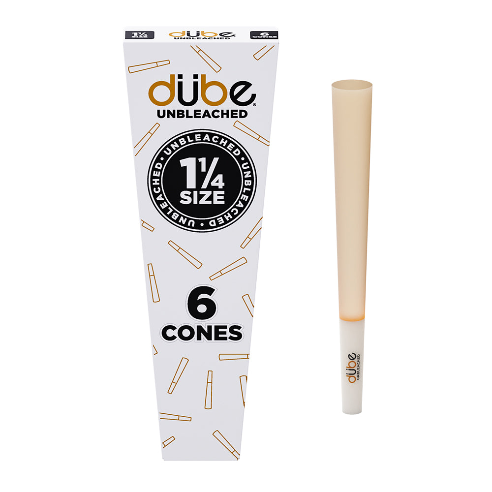 Unbleached Pre Roll Cones 1 1/4 - 6 Cones