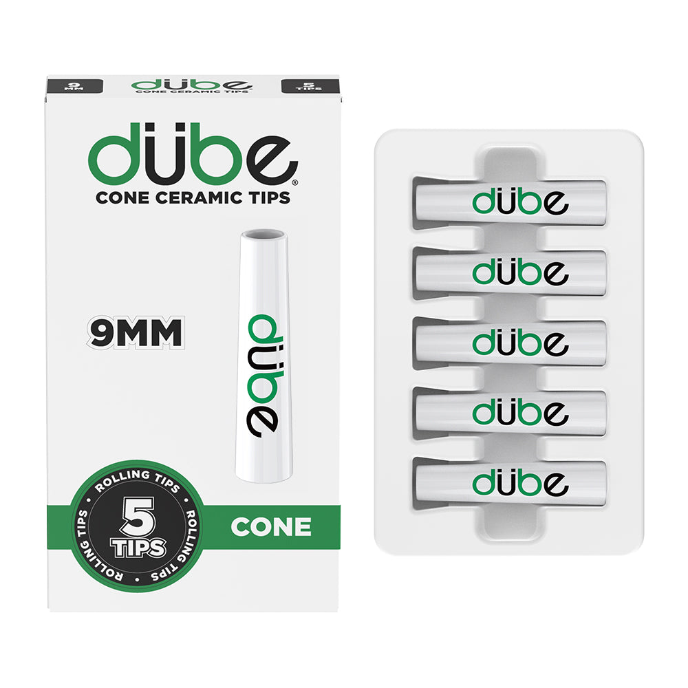 9mm Cone Ceramic Rolling Tips - 5 Pack